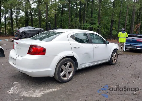2013 Dodge Avenger Se из США, поврежденный, VIN 1C3CDZAB5DN517202